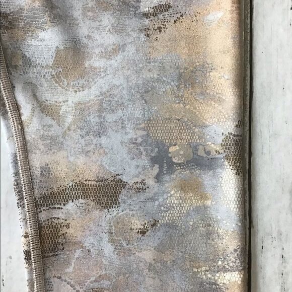 Athleta Silver Gold Elation Gilded High Rise Leggings - Picture 6 of 8